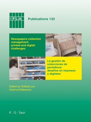 cover image of Newspapers collection management